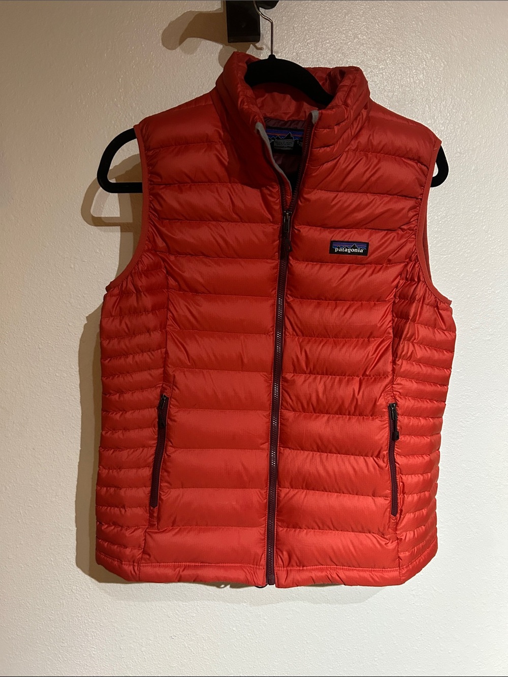 Patagonia Women's Orange Down Vest